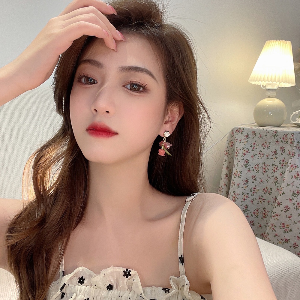 Khuyên Tai Nữ Hình Bông Hoa Thời Trang