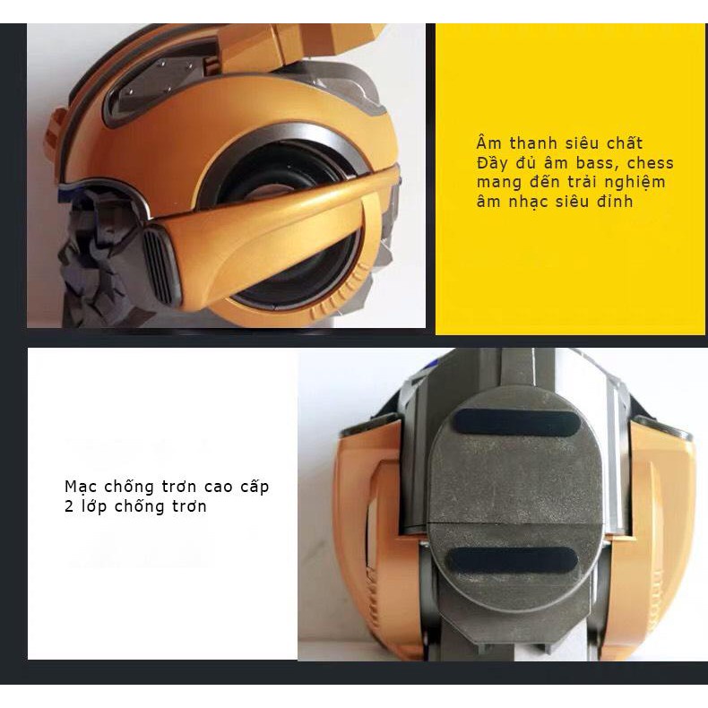 Loa Bluetooth Nghe Nhạc Siêu Chất Ngầu Hình ROBOT BUMBLEBEE - Âm Thanh Chất Lượng Bảo Hành 6 Tháng lỗi 1 đổi 1