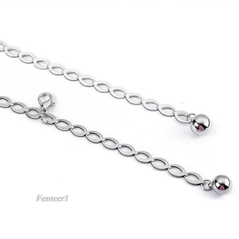 Thắt Lưng Dây Xích Kim Loại Thời Trang Đi Biển Fenteer1 Cho Nữ