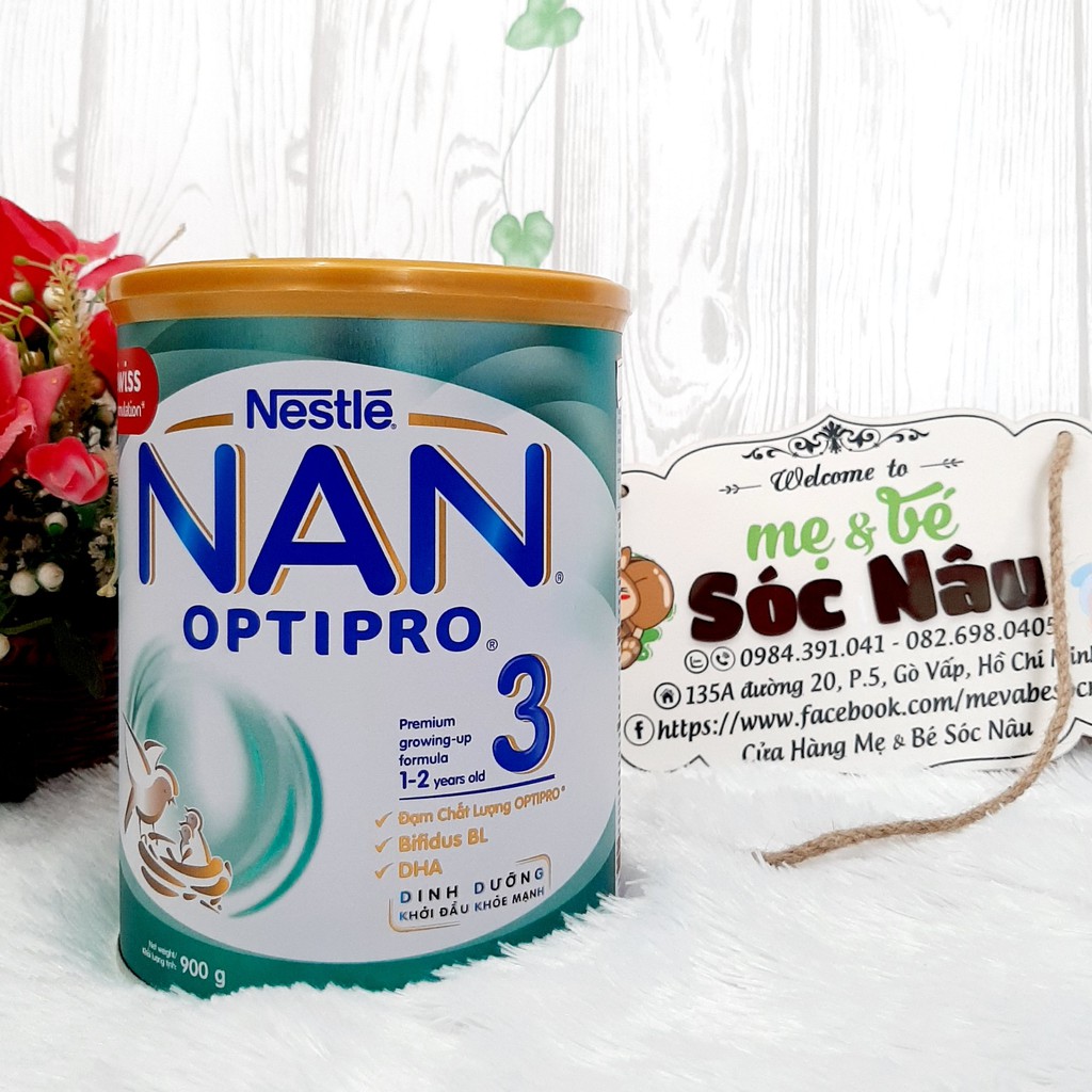 [DATE 2022] Sữa bột Nan Optipro 3, 900g [date liên tục cập nhật]