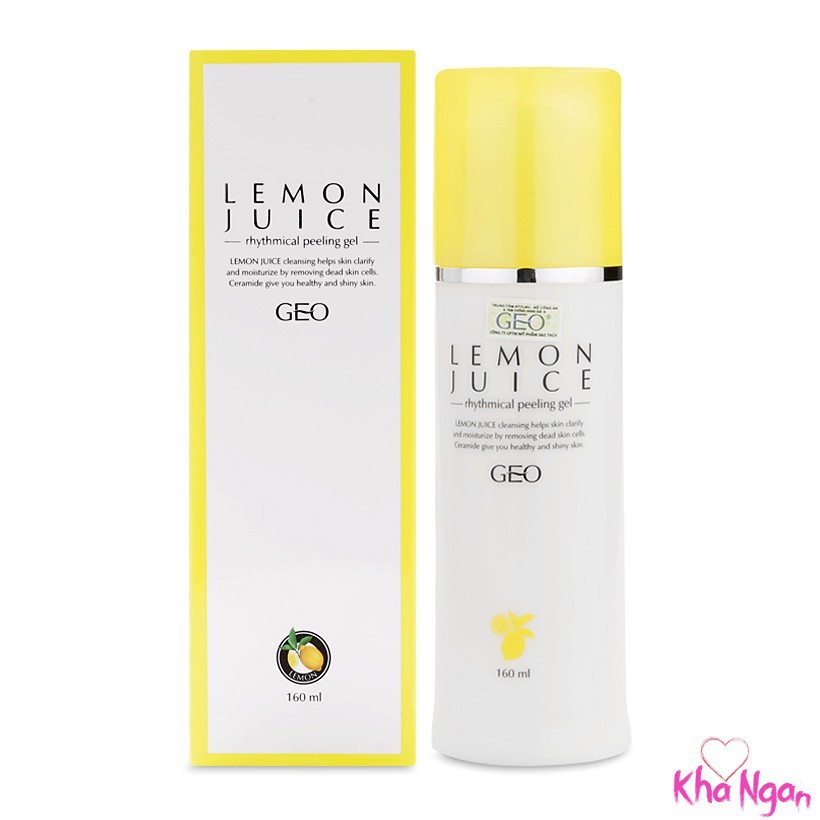 Kem tẩy da chết Geo Lamy tinh chất Chanh Lemon juice