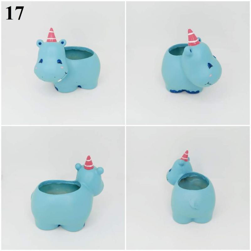 Chậu hà mã xanh happy,mua 1 tặng kèm 1 sen đá
