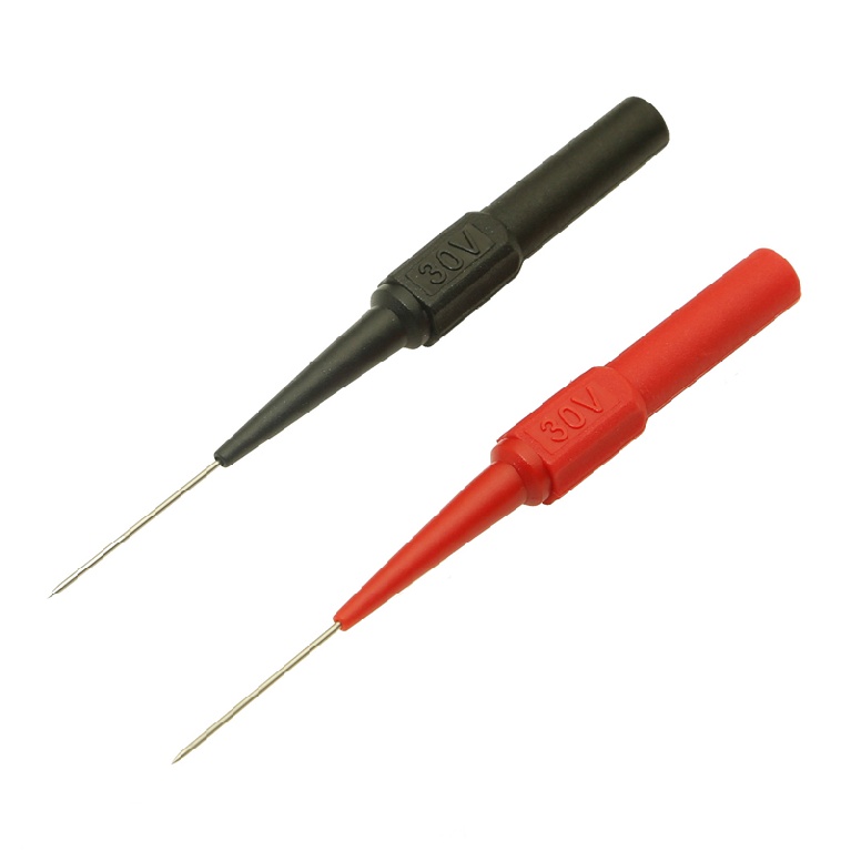 Set 4 Đầu Dò Kiểm Tra Phích Cắm Bắp Chuối B+R Bằng Thép Không Gỉ 4mm