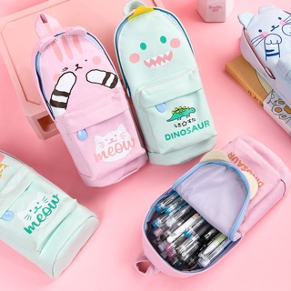 Hộp Bút Moko Cute Hộp Bút Hình Khủng Long  Mèo Con Túi Đựng Bút Phong Cách Hàn Quốc