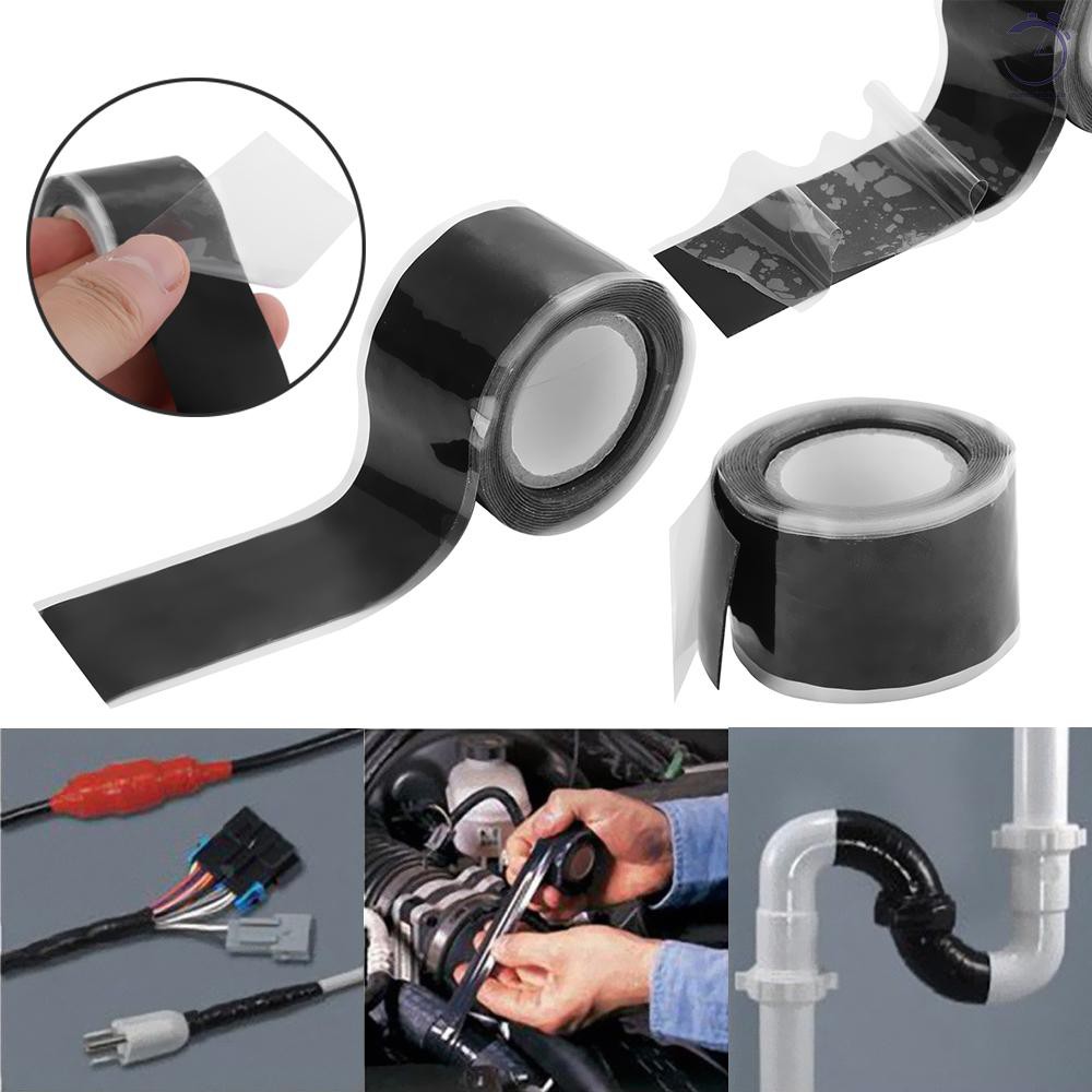 Băng keo cao su silicone tự dính chống thấm nước cho kết nối cáp điện Ống nước♠