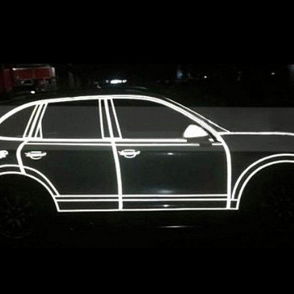 Sticker dán trang trí ô tô hiệu ứng phản quang phong cách