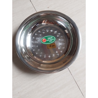 Đĩa ảo inox 304 cao cấp không gỉ sét 18cm