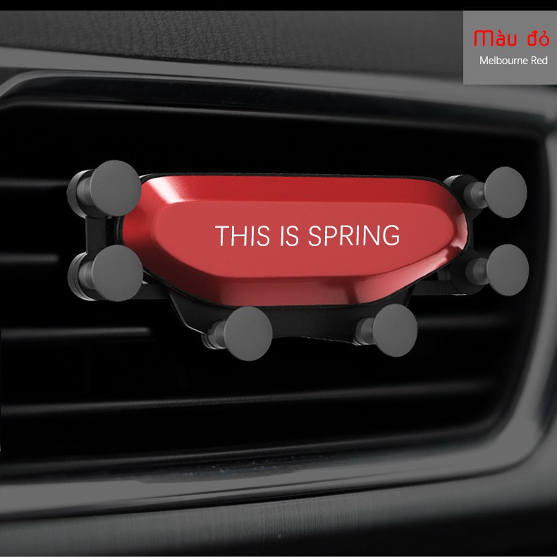 Giá đỡ điện thoại trên xe hơi gắn cửa khe gió,  Giá để điện thoại kẹp cửa gió điều hòa ô tô  - This is Spring