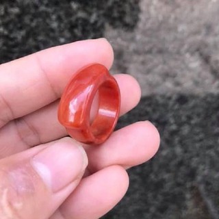 NHẪN YÊN NGỰA MÀU HUYẾT THIÊN NHIÊN- CÓ NHIỀU SIZE CHỌN - HÀNG VIP