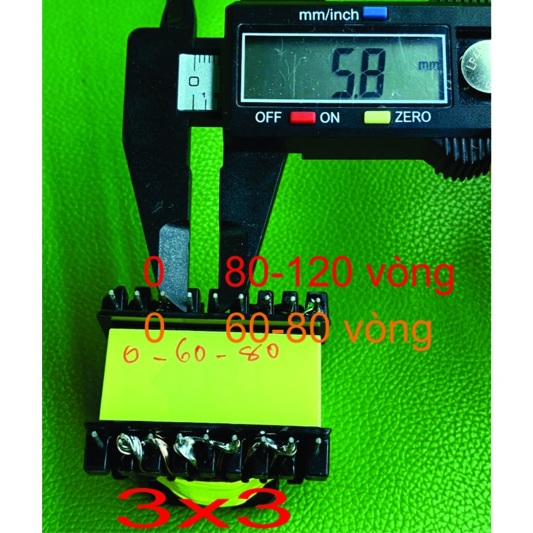 Biến áp xung EE4220 vuông Quấn mới