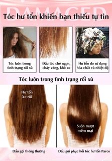 COMBO GỘI - DƯỠNG PHỤC HỒI GIÚP TÓC CHẮC KHỎE PARCO