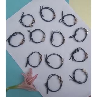 Dây cột tóc đính nút