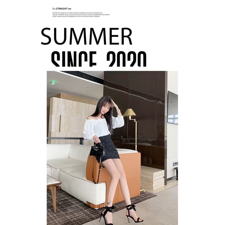 Giày cao gót buộc dây thời trang 2021 sành điệu cho nữ