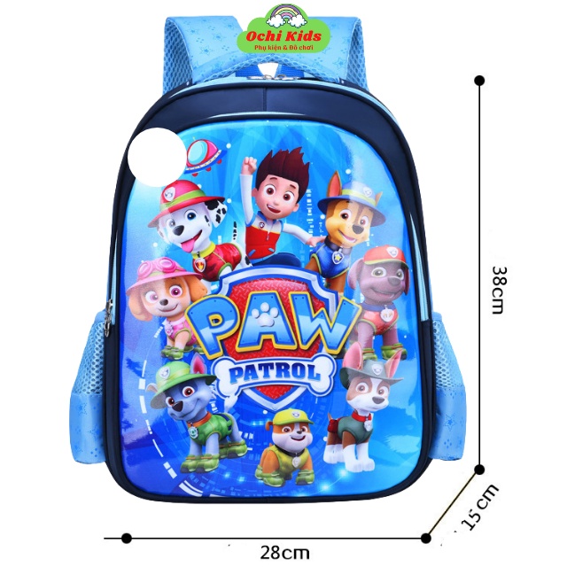 Balo chống nước, balo đi học cho bé cấp 1, cặp sách tiểu học bé trai gái Ochi Kids