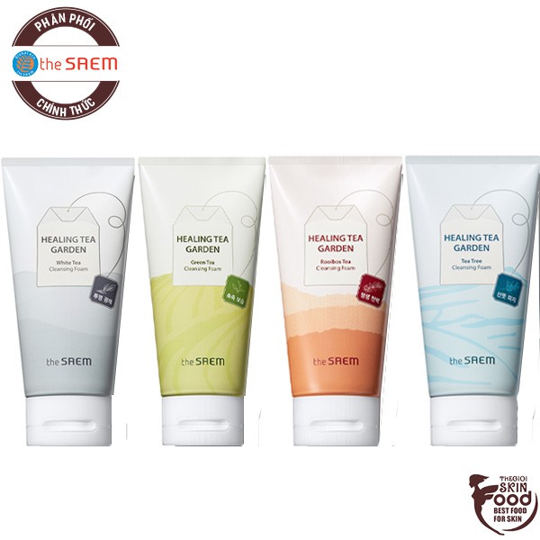 Sữa Rửa Mặt The Saem Healing Tea Garden Cleansing Foam 150ml