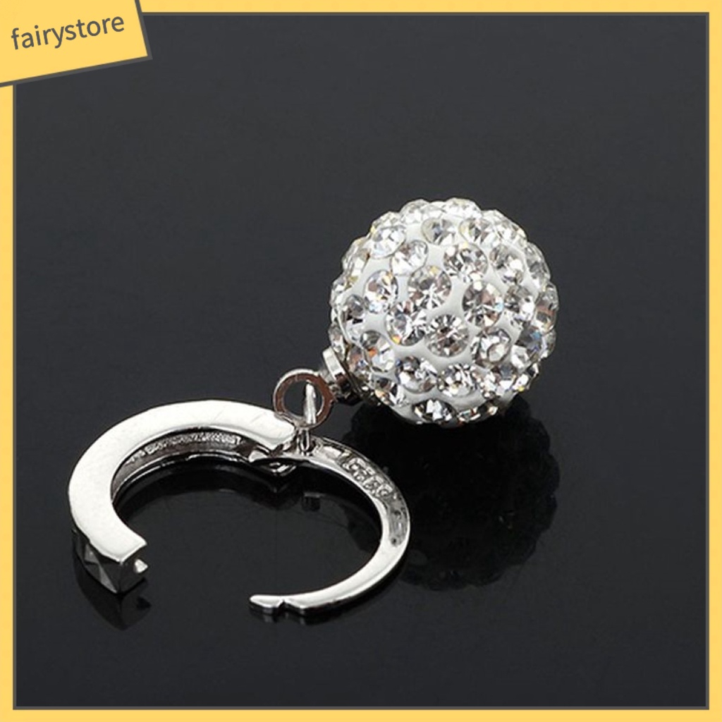 Khuyên Tai Tròn Đính Đá Thời Trang Cho Nữ