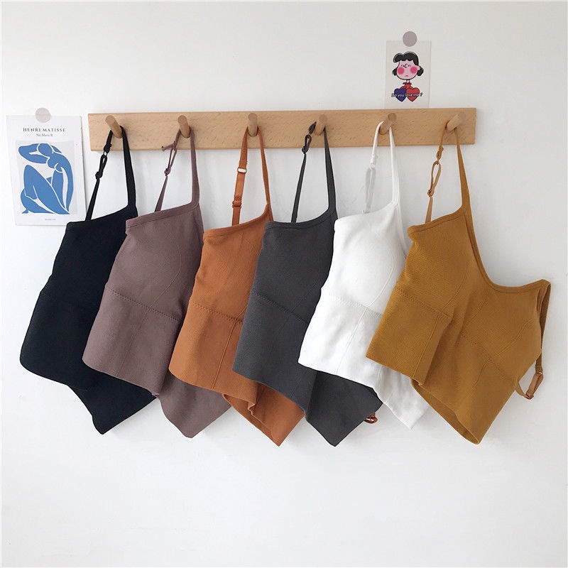 Áo Lót Hai Dây Lưng Ngắn Cỡ Nhỏ Thời Trang Cho Nữ