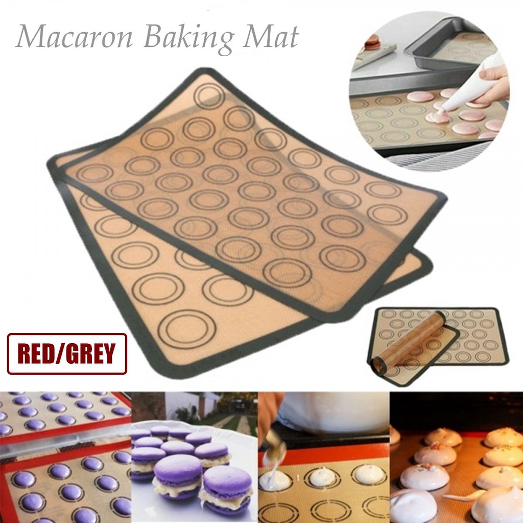 Thảm nhào bột bằng sợi thủy tinh cách nhiệt chống dính hình chữ nhật nhiều màu sắc