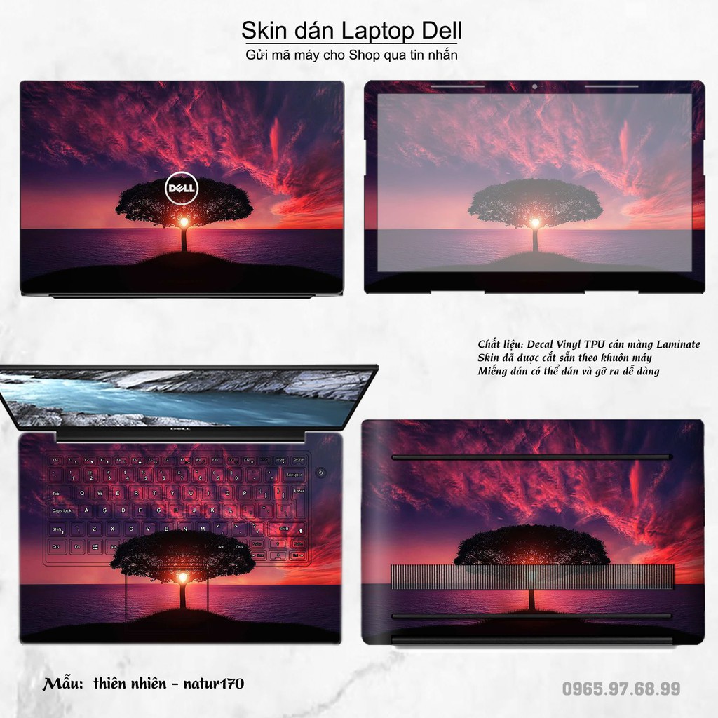 Skin dán Laptop Dell in hình thiên nhiên nhiều mẫu 6 (inbox mã máy cho Shop)