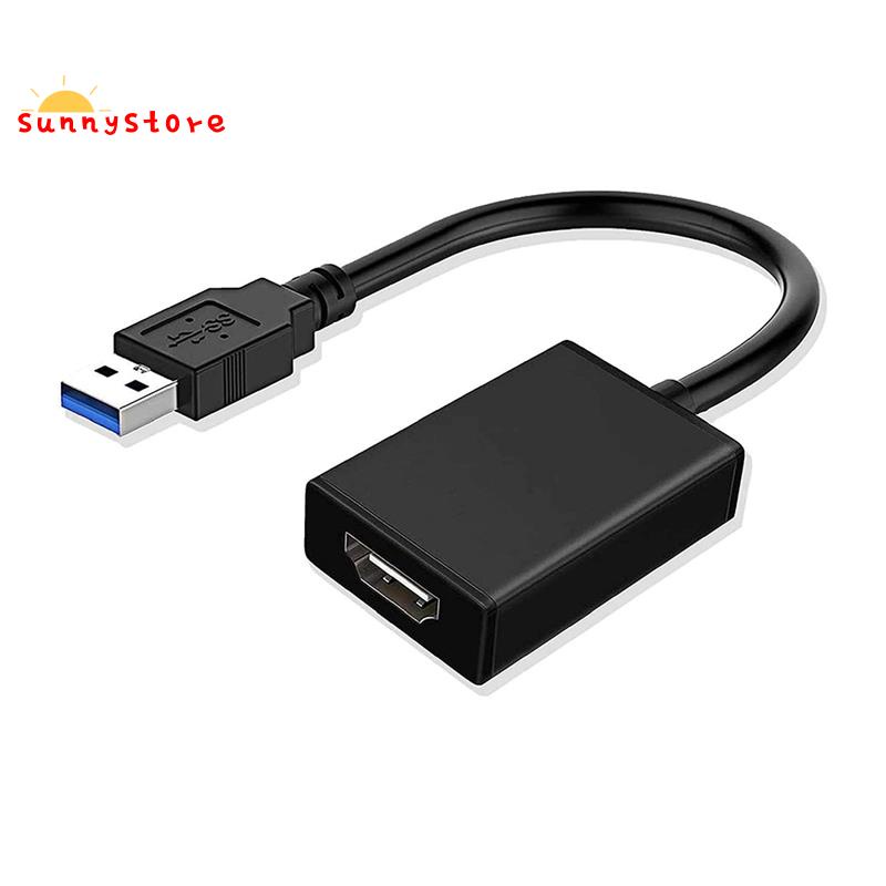 Cáp chuyển đổi USB sang HDMI HD 1080P cho máy tính laptop