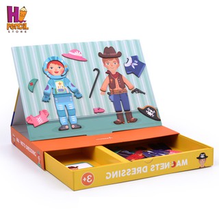 Bộ Xếp Hình Nam Châm Mideer Phiên Bản Trang Phục