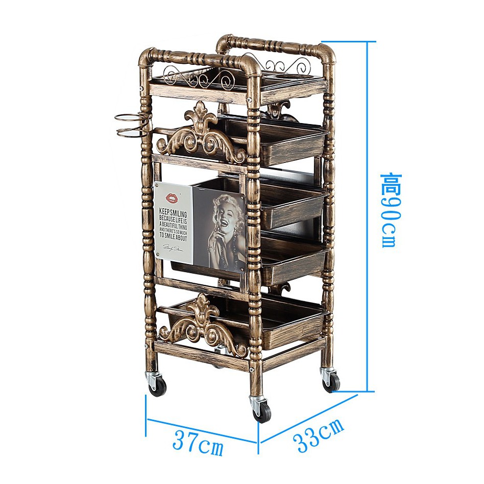 Barber shop xe đẩy