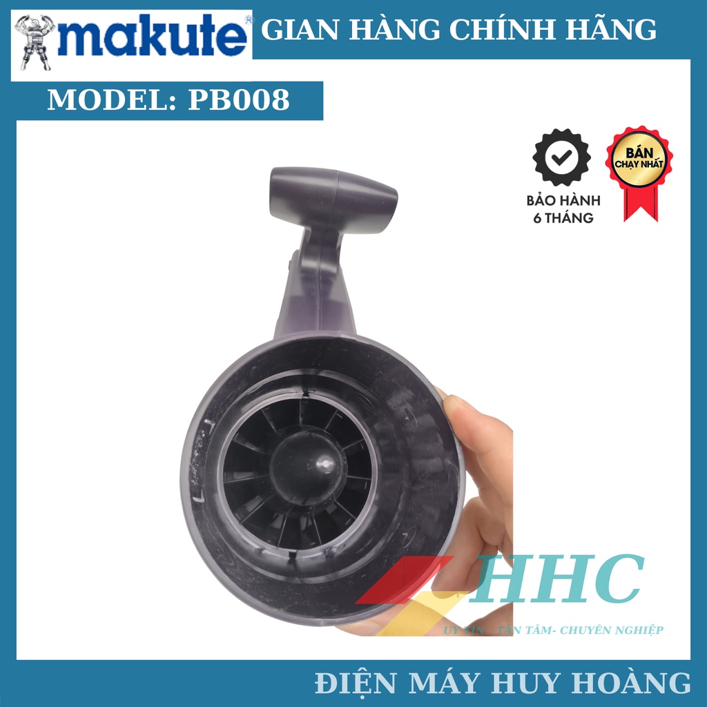 Máy thổi lá cây - Thổi bụi công nghiệp công suất 3800W dùng điện Makute PB008