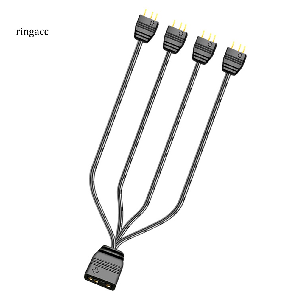 Dây Cáp Chia Cổng Argb 33.5cm 1 Sang 4 Cho Bo Mạch Argb
