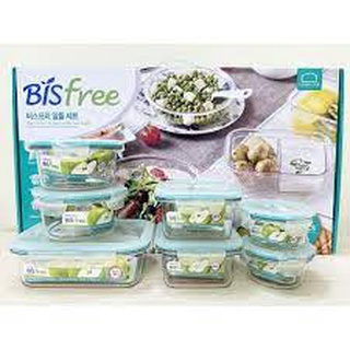 Bộ 7 hộp nhựa lock&lock bisfree table top lbf531s7