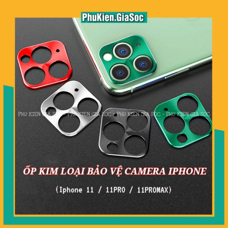 [IPHONE 11] Viền Kim Loại Bảo Vệ Camera Iphone ❤FREESHIP❤ - Dành Cho Iphone 11PRO/11 PROMAX/11