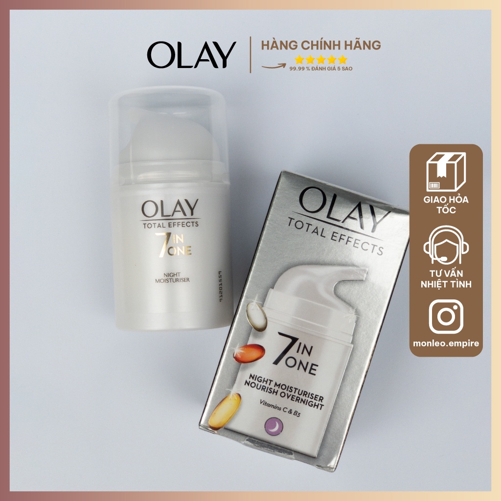 Kem dưỡng da chống lão hóa Olay Total Effects 7 in 1 50ml