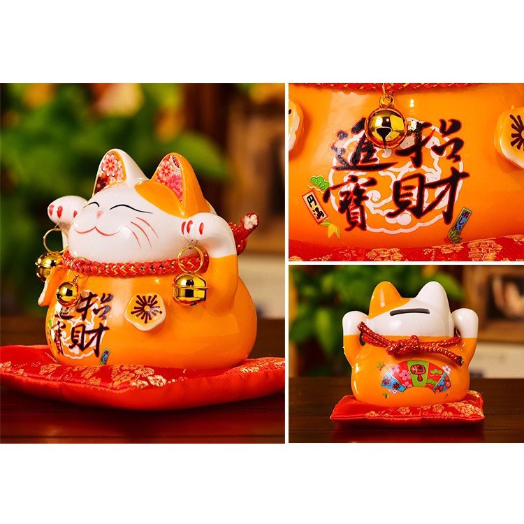 |MÈO THẦN TÀI| 🔥 FREESHIP 🔥hoa gắn nổi phù hợp trang trí cửa hàng, quà tặng khai trương - D12 R10 C11 cm | BigBuy360 - bigbuy360.vn