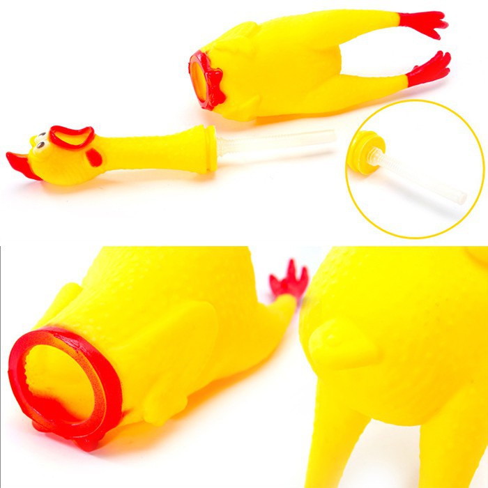 GÀ BÓP Biết Kêu Shrilling Chicken, Phát Ra La Hét Tiếng Gà Ngộ Nghĩnh - Đồ Chơi Cho Chó Mèo