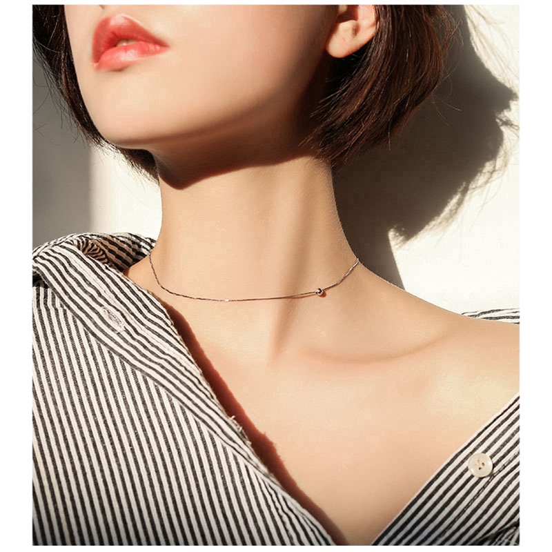Dây chuyền bạc kiểu dáng tinh tế dành cho nữ