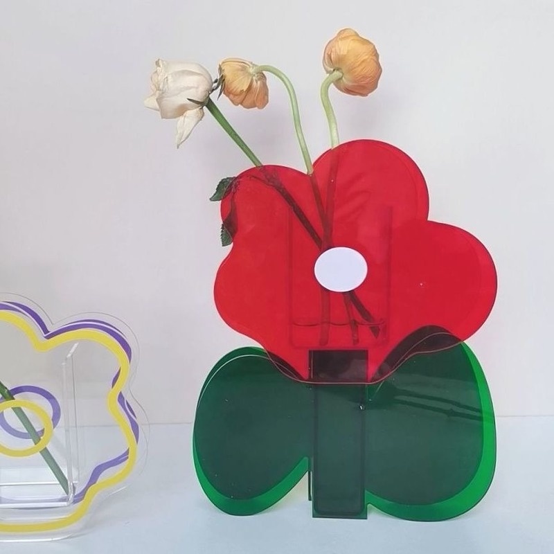 Lọ Hoa Acrylic Phong Cách Bắc Âu Dùng Để Trang Trí Nhà