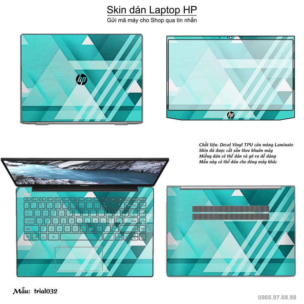 Skin dán Laptop HP in hình Đa giác _nhiều mẫu 6 (inbox mã máy cho Shop)