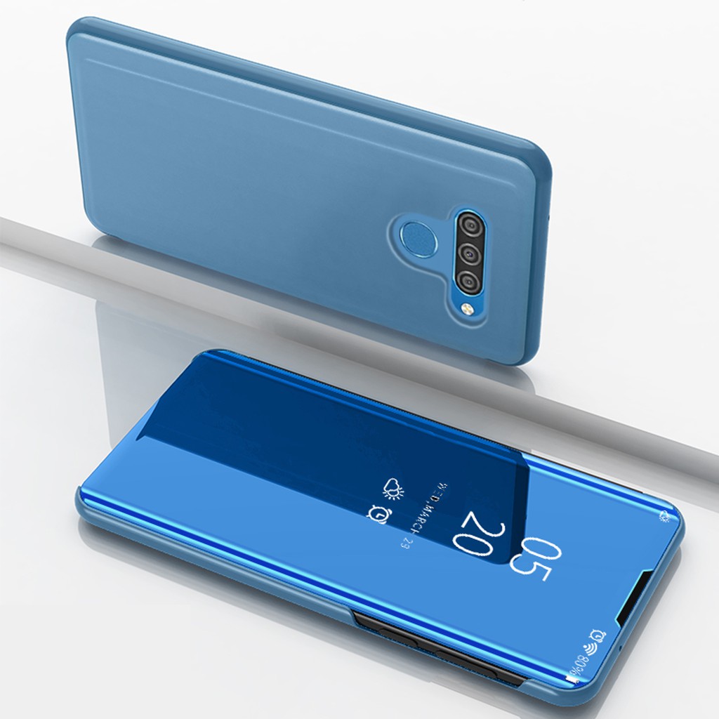 Ốp điện thoại nắp lật tráng gương bằng PC cứng cho LG K50s K50/Q60