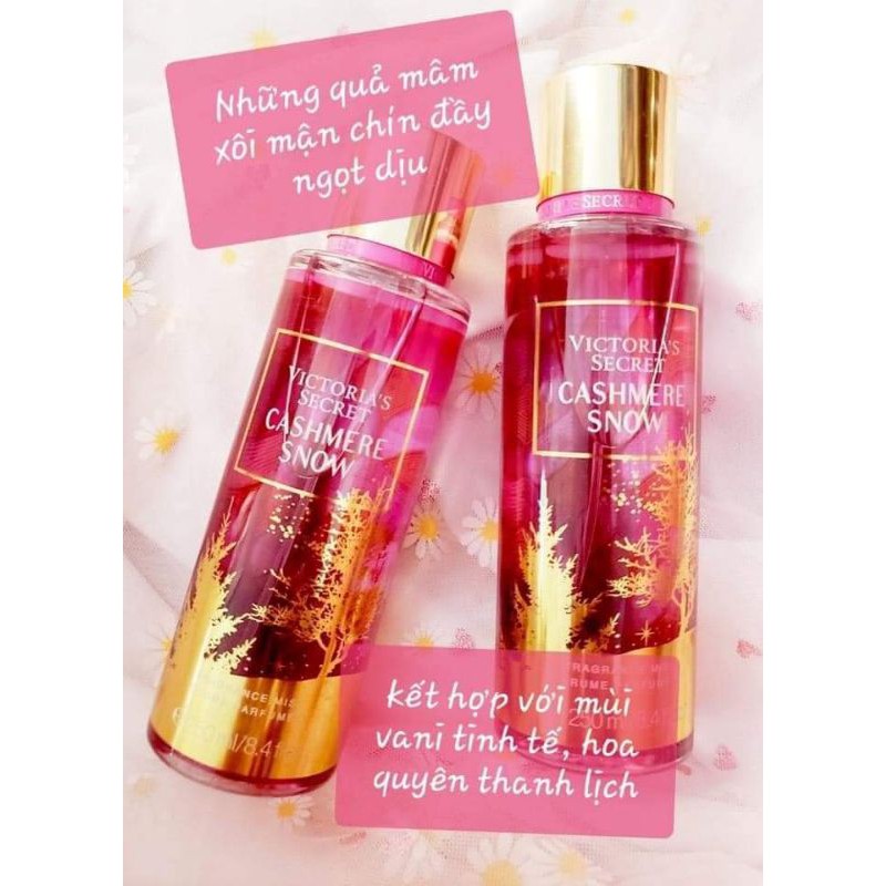 XỊT THƠM VICTORIA'S SECRET CASHMERE SNOW