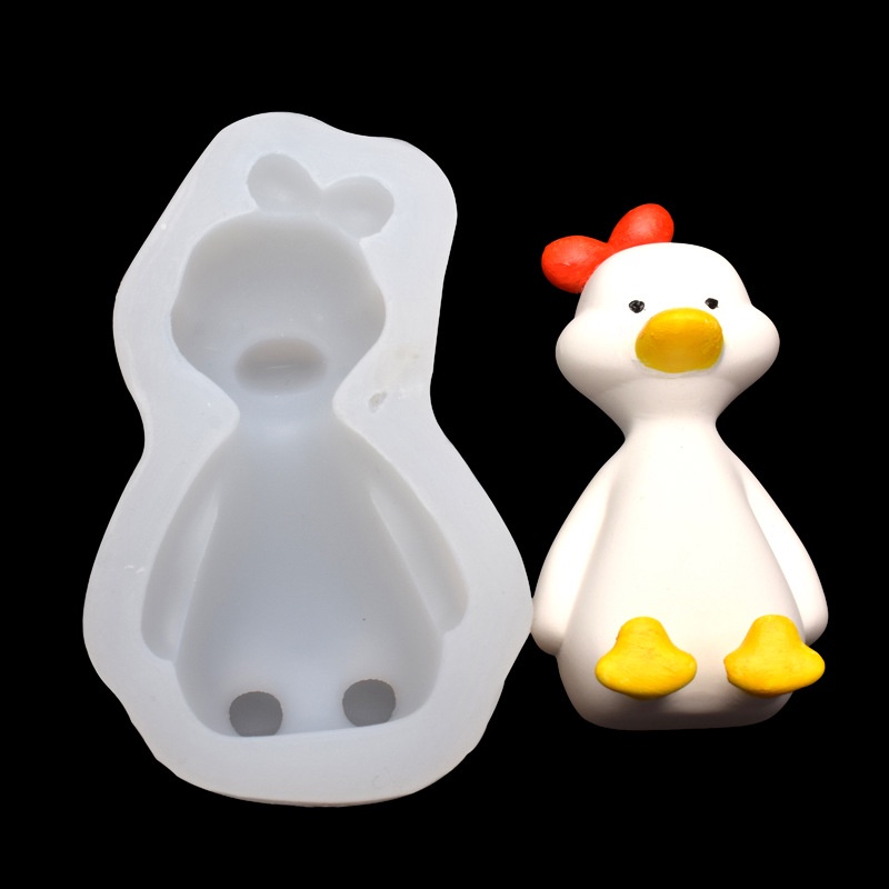 Khuôn Silicone Làm Bánh / Xà Phòng / Socola Hình Vịt / Bướm Diy