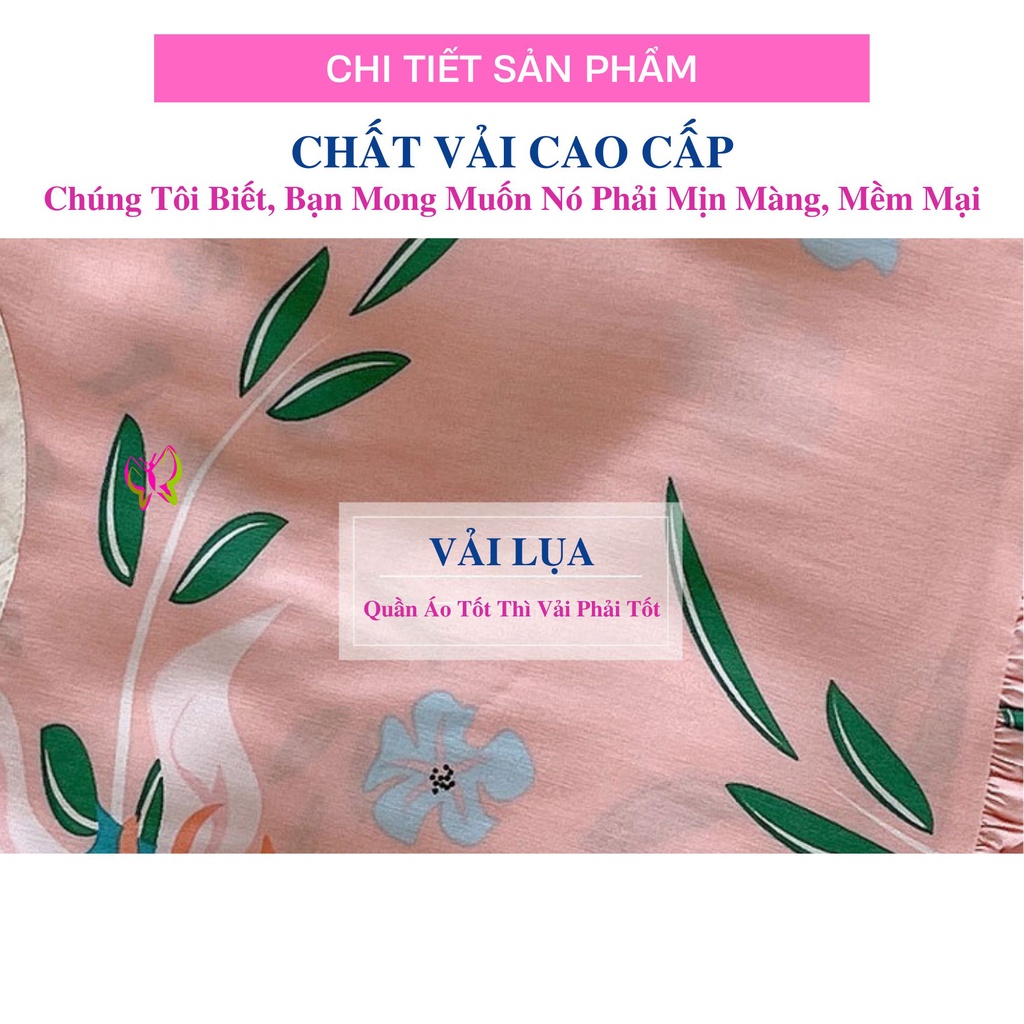 Đầm ngủ lụa dễ thương tay ngắn cao cấp không kèm quần chip, trẻ trung, thoải mái, thoát mát (MS 09036) Anna Shop