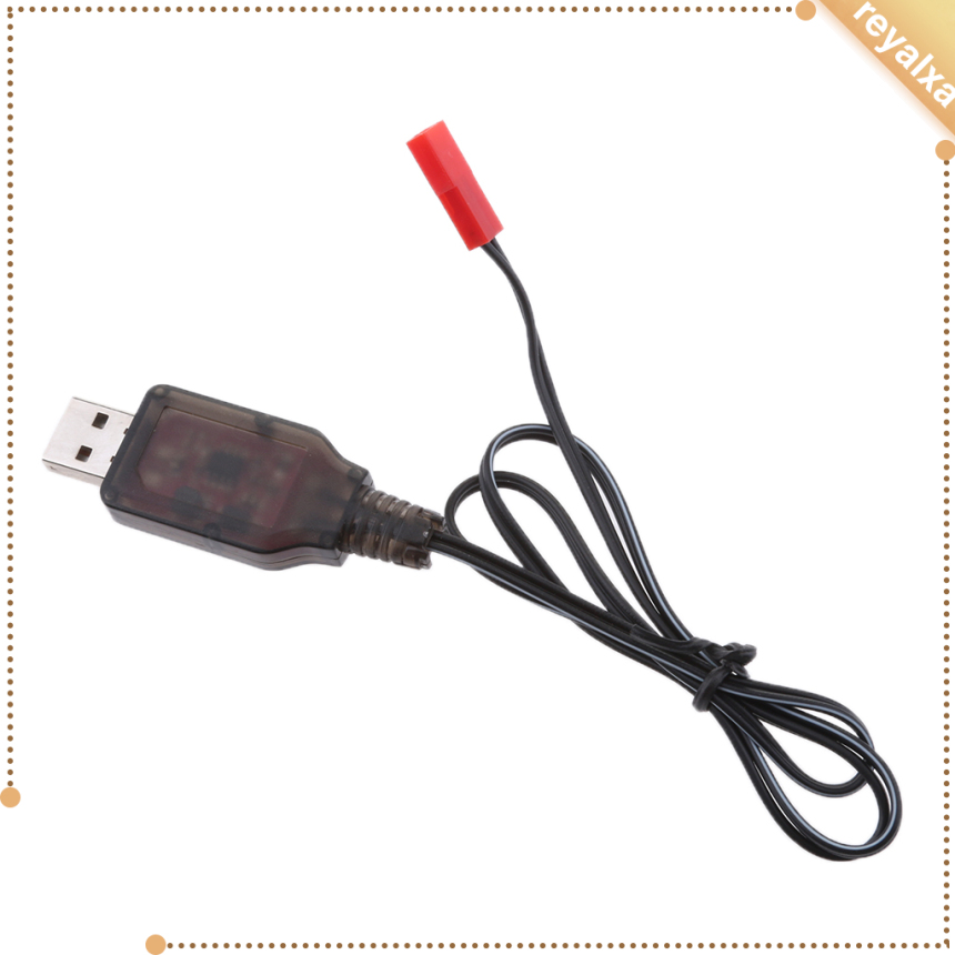 Dây Cáp Sạc Pin 6V Chuyển Đổi USB Sang JST Female NI MH NI Cd Cho Máy Bay Điều Khiển Từ Xa