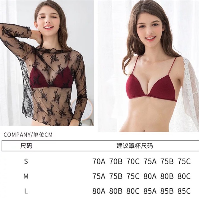 Áo Lót Bralette Cotton Dây Mảnh Cài Trước - Có Size- B082