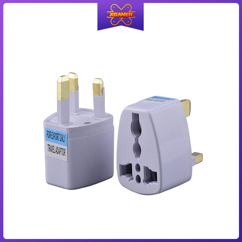 [Ready Stock] XGamer Universal Adapter UK 3 Pin Plug AC Conversion plug