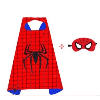 Áo choàng Kiếm Ánh sáng siêu nhân người nhện Spiderman trẻ em