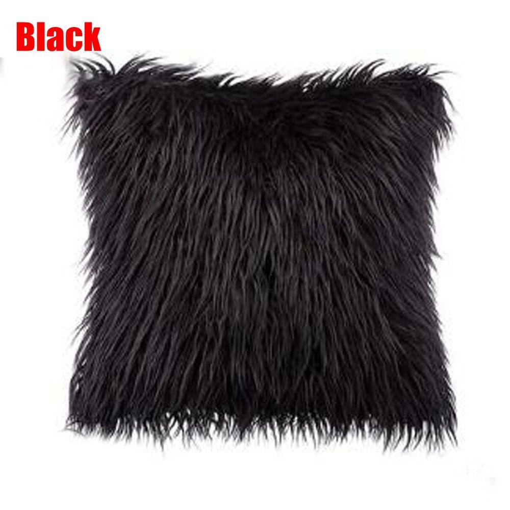 Vỏ Bọc Đệm Ghế Ngồi Xe Hơi / Giường Ngủ Phủ Lông Mềm Mại Trang Trí Nhà Cửa