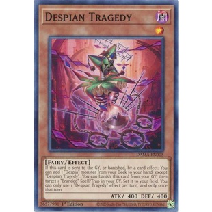 Thẻ bài Yugioh - TCG - Despian Tragedy / DAMA-EN005