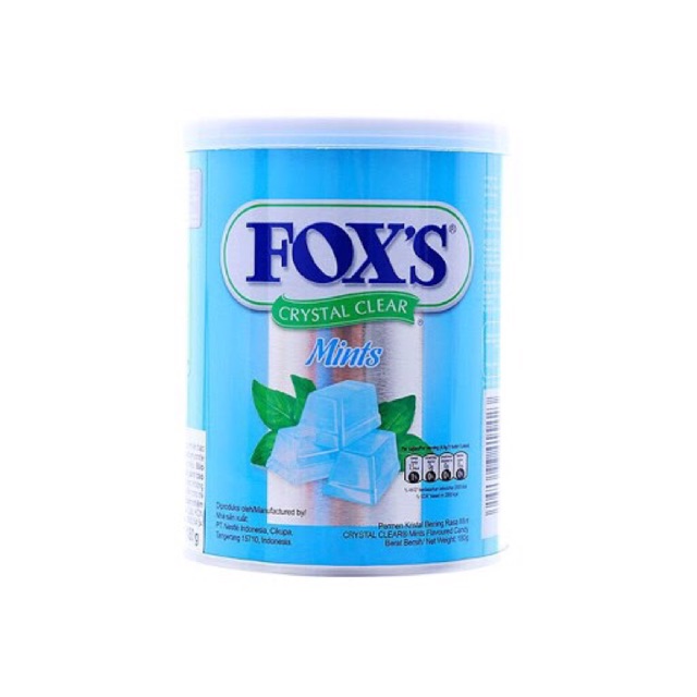 Kẹo Fox's hương bạc hộp 180g