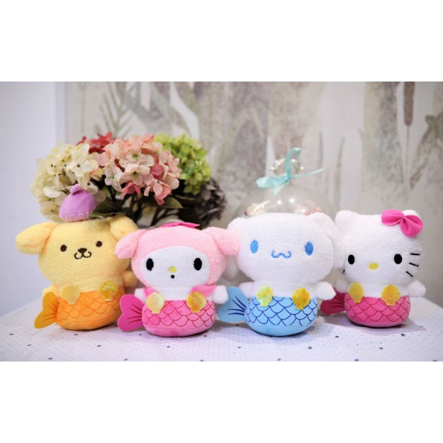 Gấu bông sanrio đuôi cá G2B56 gấu bông 20 cm