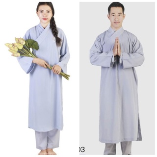 Áo Tràng Phật tử chất liệu Kate