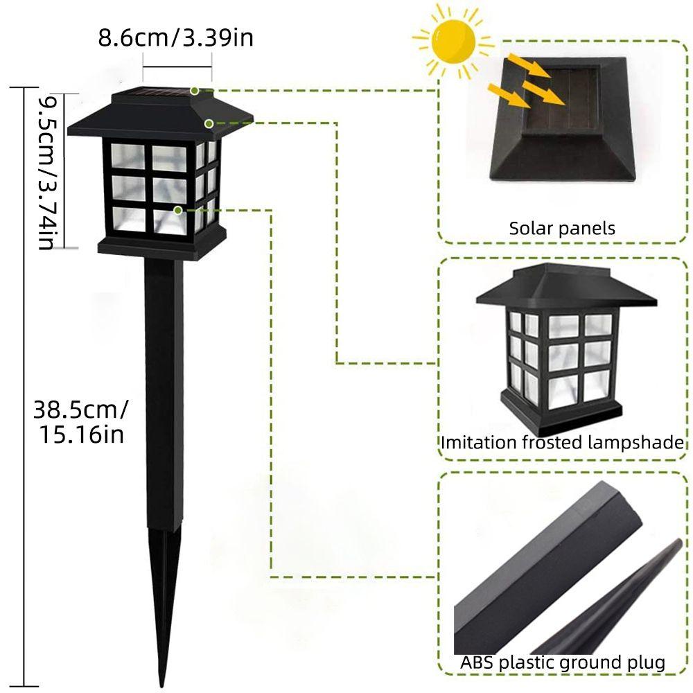 Đèn Led Năng Lượng Mặt Trời Chống Thấm Nước Trang Trí Sân Vườn